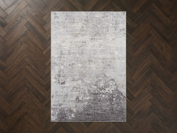 Tapis poils ras ELSIE motif abstrait