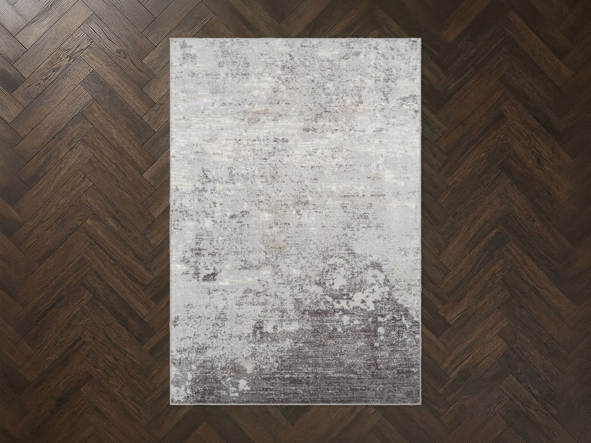 Tapis poils ras ELSIE motif abstrait