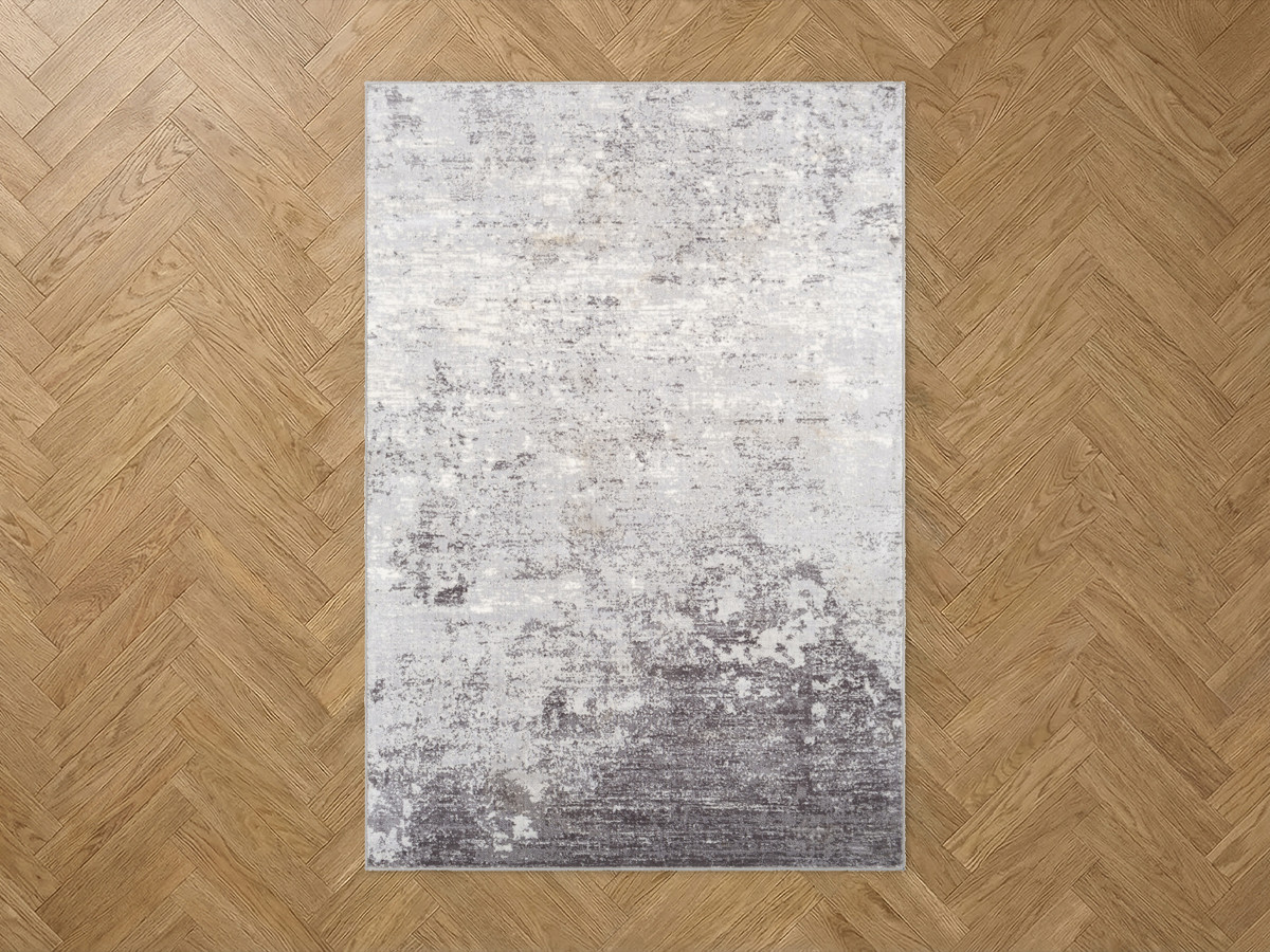 Tapis poils ras ELSIE motif abstrait