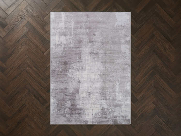 Tapis poils ras MONNA motif abstrait