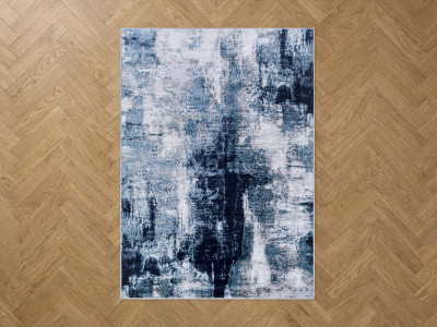 Tapis poils ras TONI motif abstrait