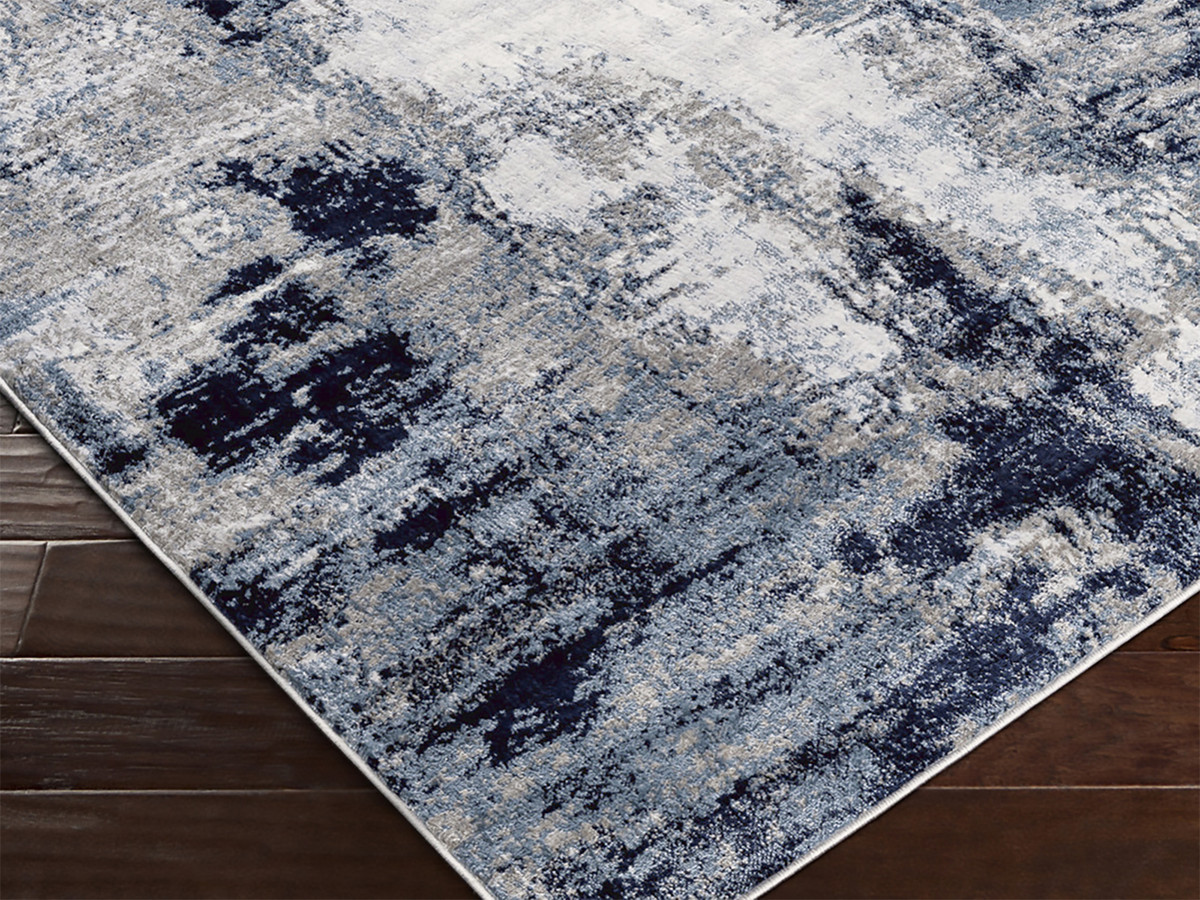 Tapis poils ras AMNA motif abstrait