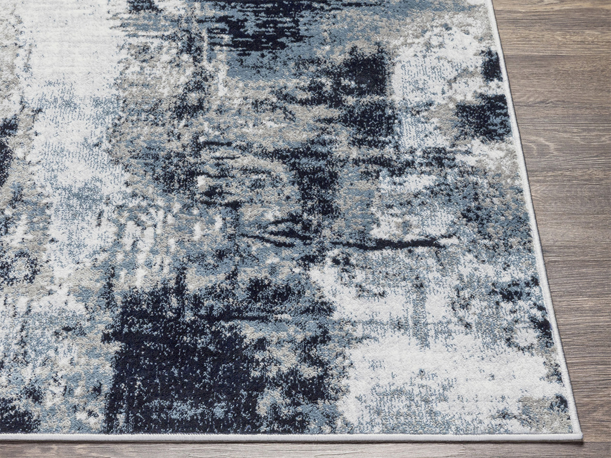 Tapis poils ras AMNA motif abstrait