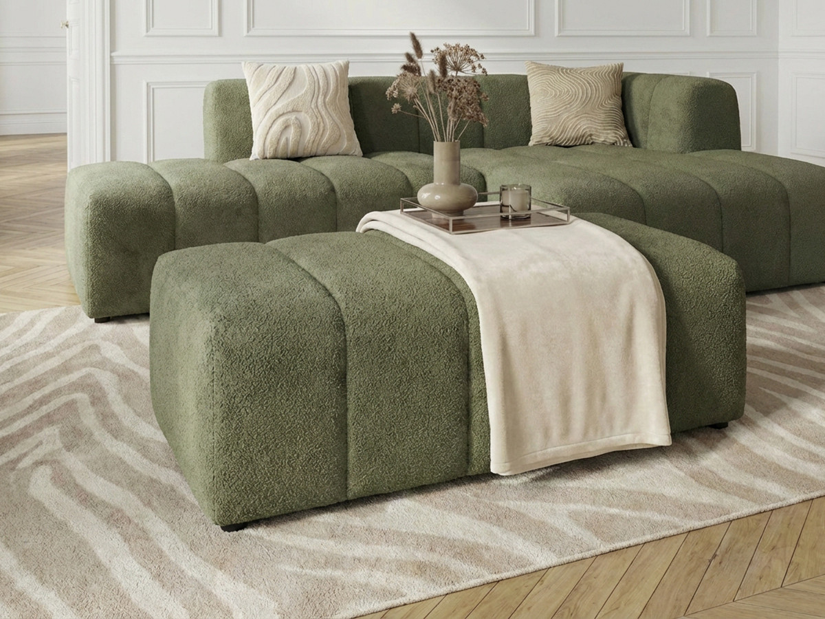 Plaid 157 x 230 cm MOLY beige — vue 6