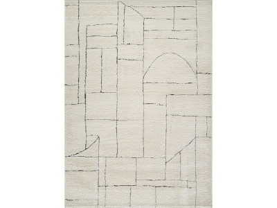 Tapis poils courts NALVA motifs abstrait