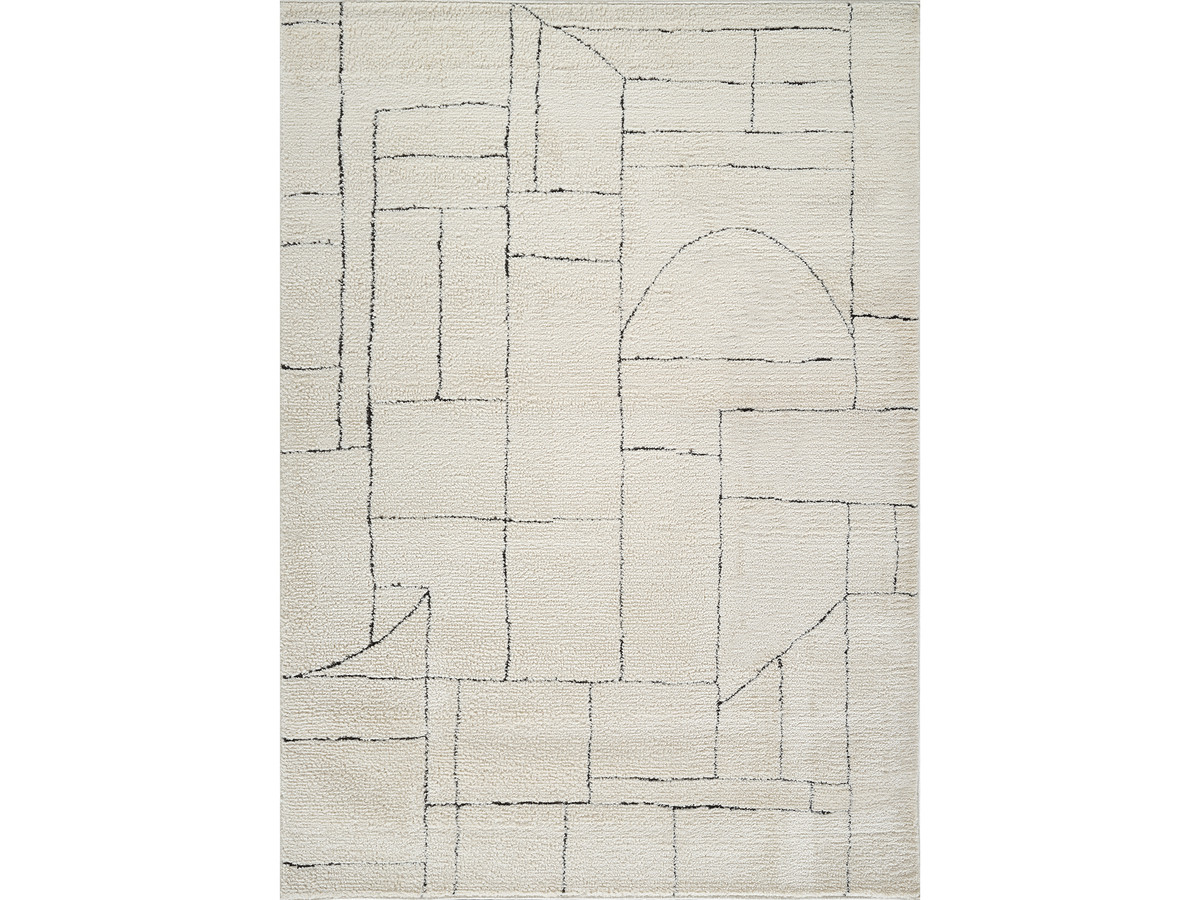 NALVA laagpolig tapijt met abstracte patronen