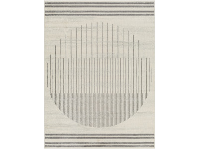 Tapis poils ras SIENNE motif graphique
