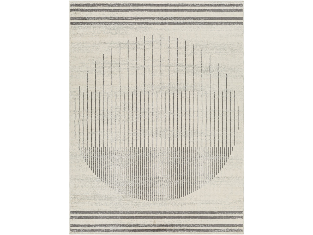 Tapis poils ras SIENNE motif graphique