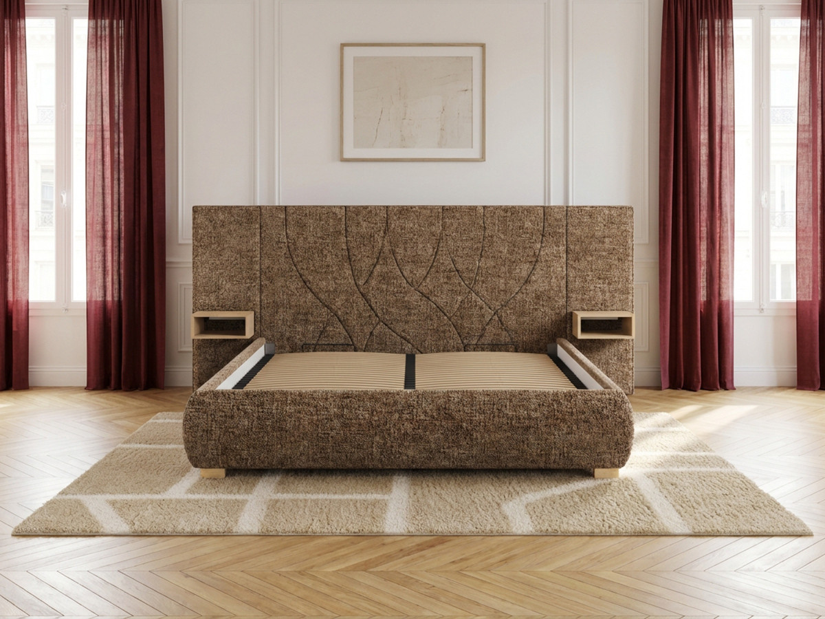 FLOA opbergbed met nachtkastjes en geïntegreerde ledverlichting