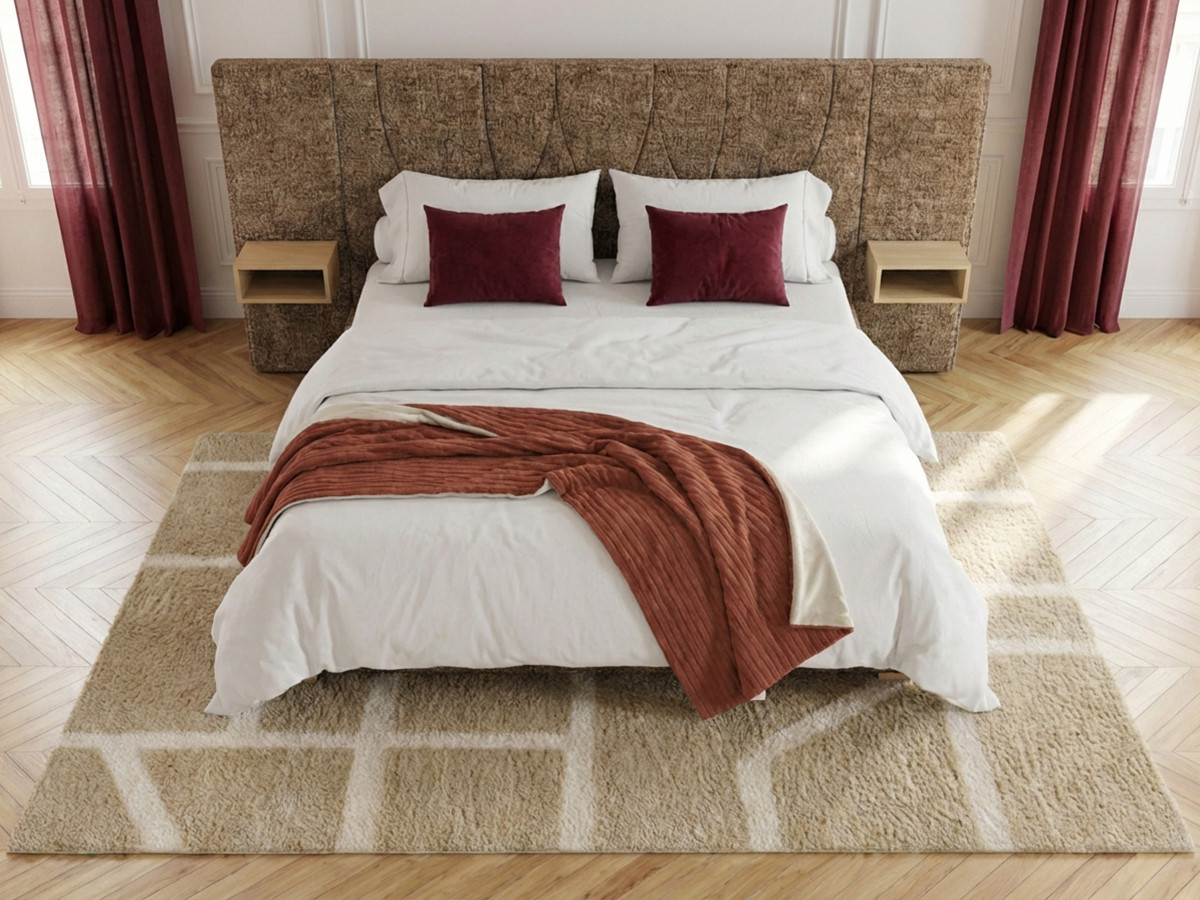 FLOA opbergbed met nachtkastjes en geïntegreerde ledverlichting