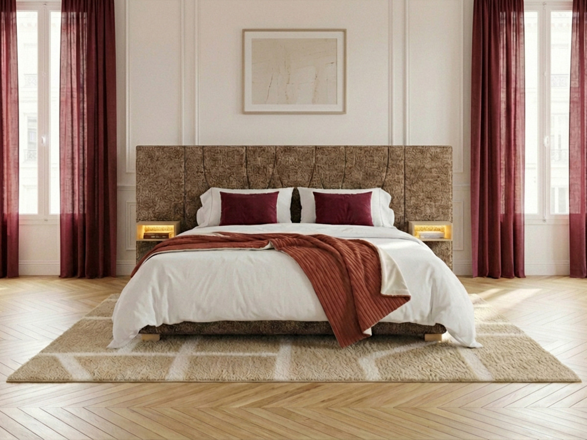 FLOA opbergbed met nachtkastjes en geïntegreerde ledverlichting