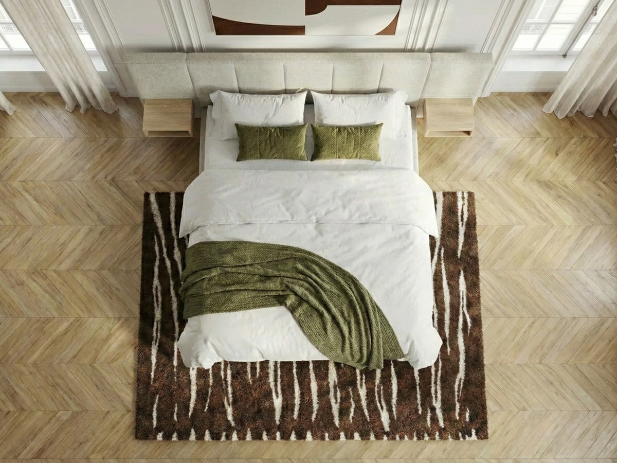 ALOE opbergbed met gestoffeerd hoofdbord, nachtkastjes en geďntegreerde led-verlichting