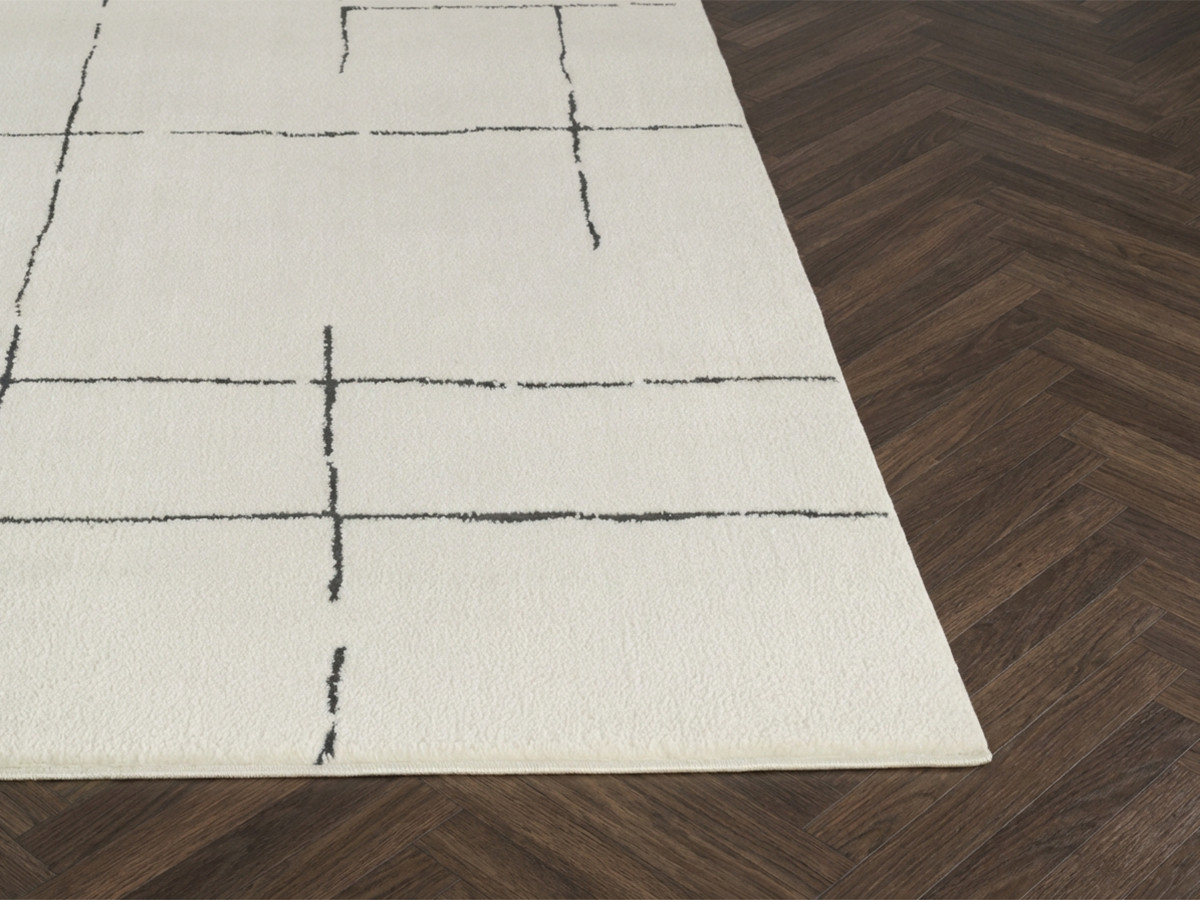 MONIE laagpolig vloerkleed met abstracte patronen