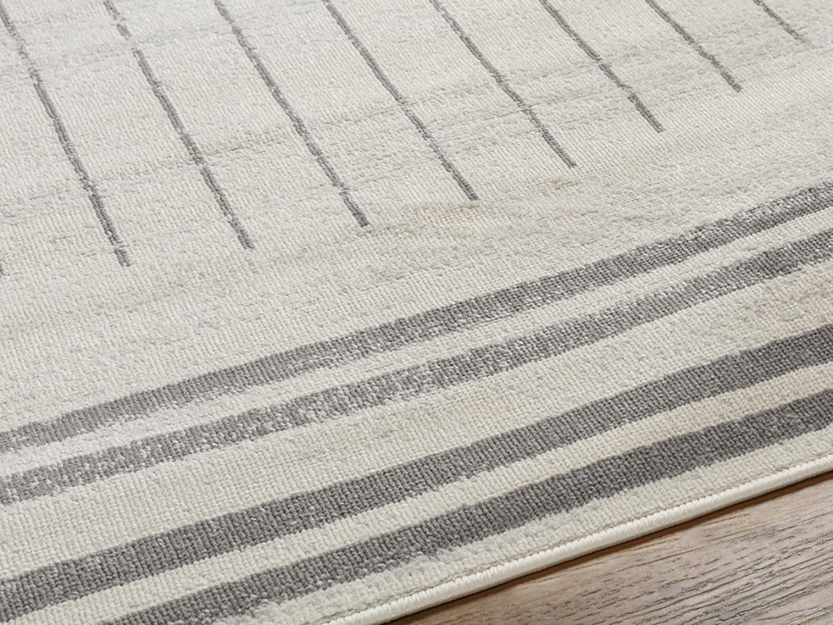 Tapis poils ras SIENNE motif graphique