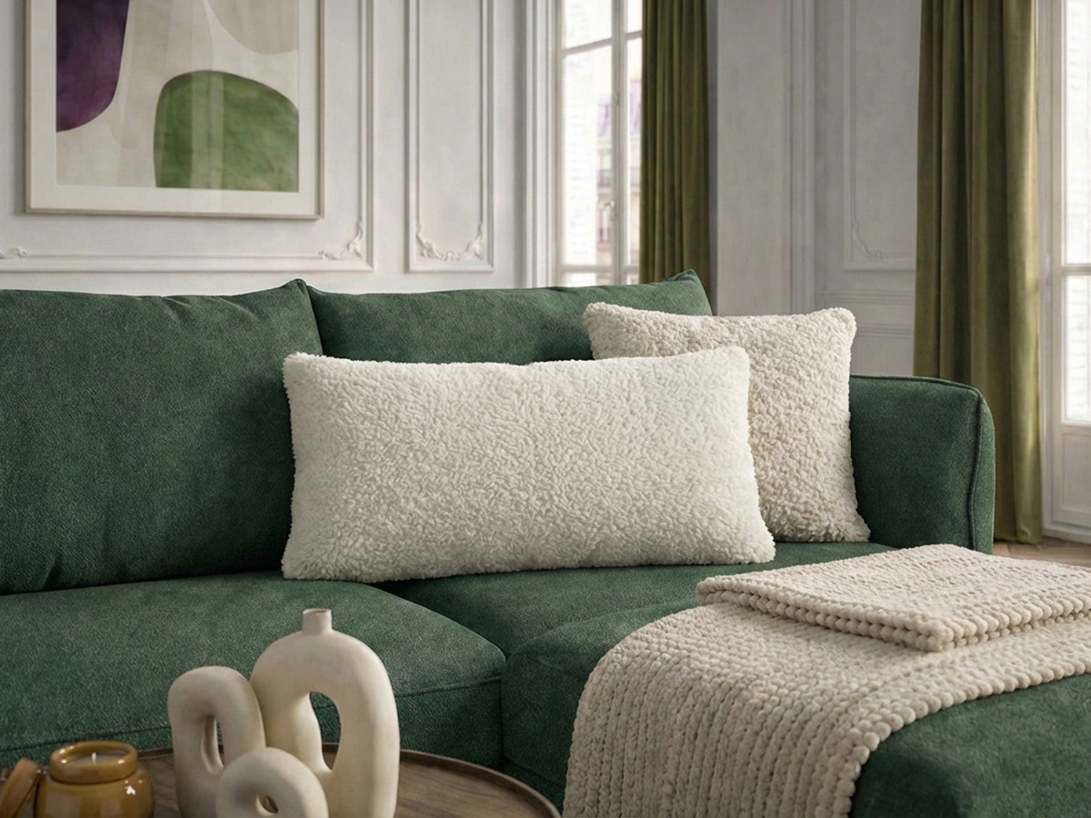 Lot de 2 coussins texturés NIVA Lot de 2 coussins texturés NIVA