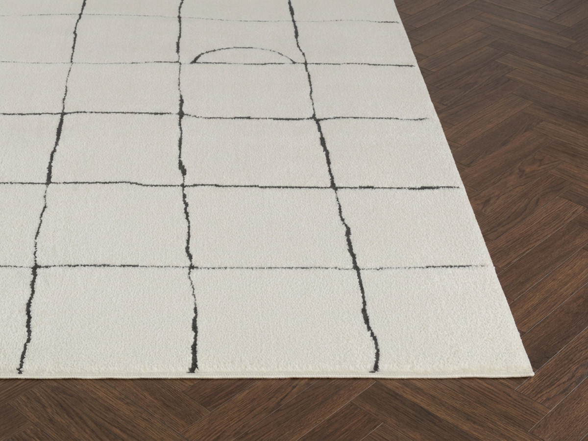 KHEO laagpolig tapijt met grafische patronen