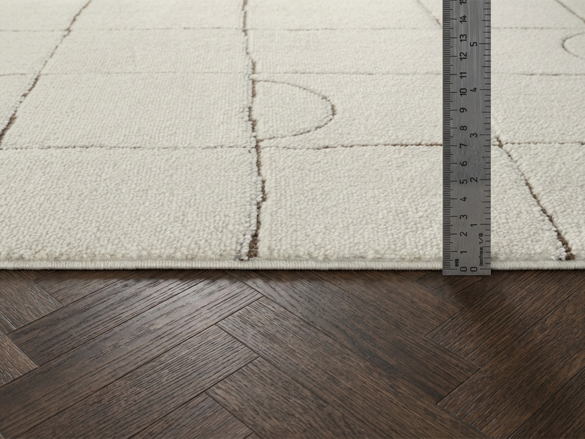 Tapis poils courts KHEO motifs graphique