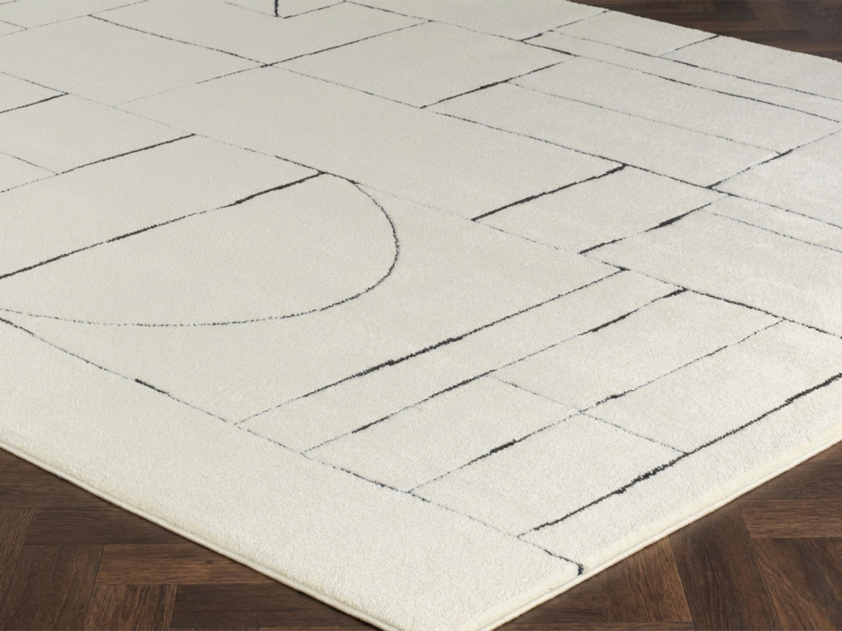 NALVA laagpolig tapijt met abstracte patronen