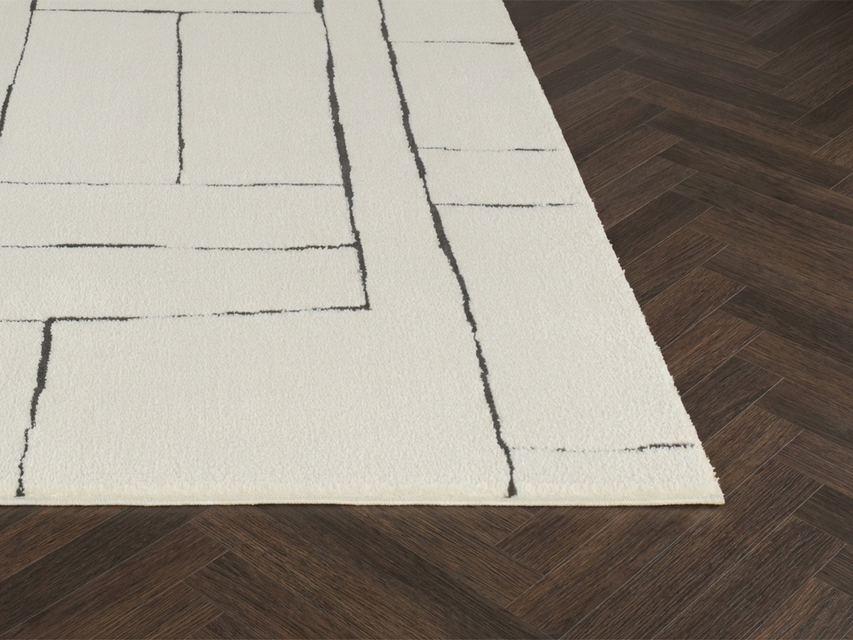 NALVA laagpolig tapijt met abstracte patronen