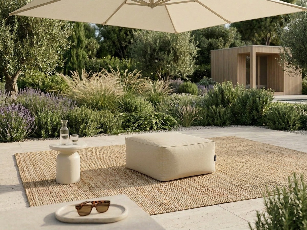 Poef voor modulaire RIVIERA tuinbank