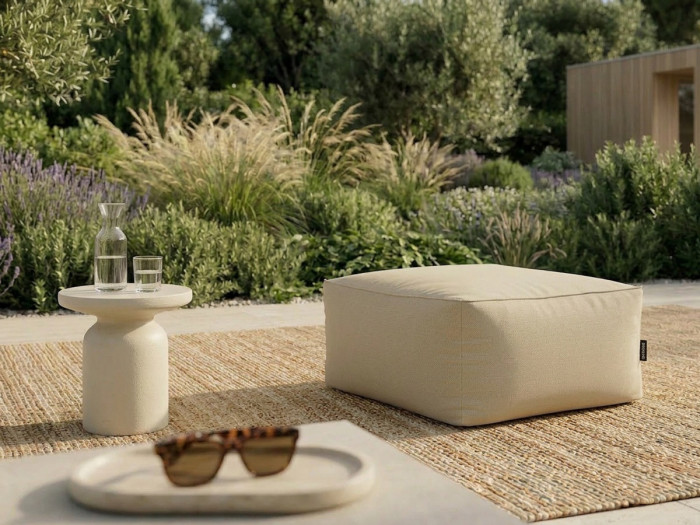 Pouf pour canapé de jardin modulable RIVIERA