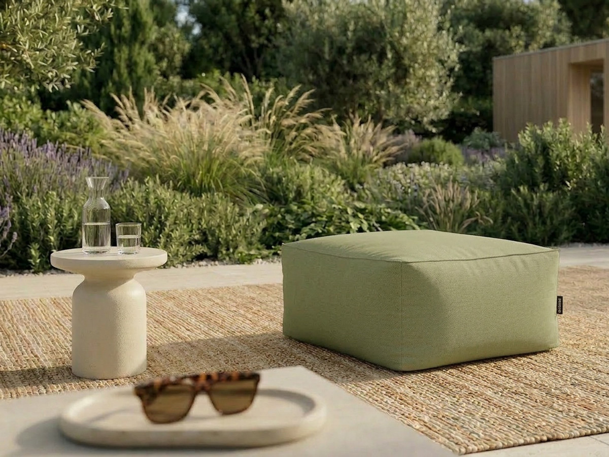 Pouf pour canapé de jardin modulable RIVIERA
