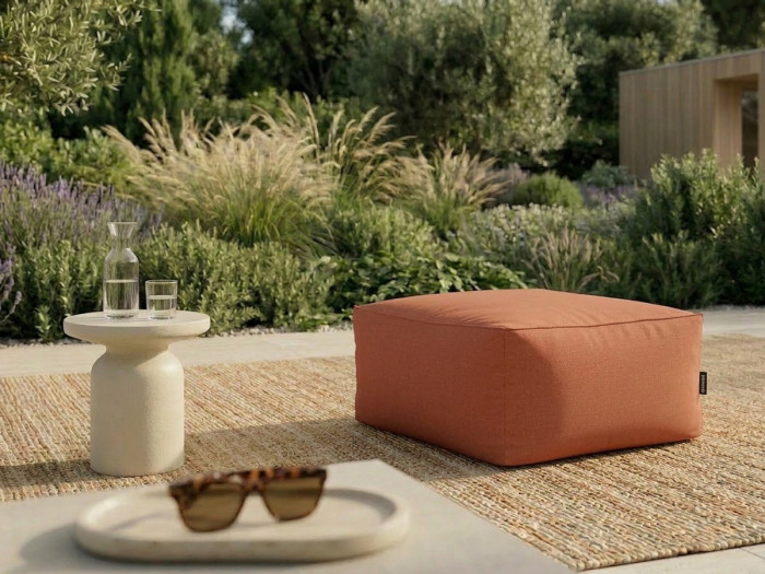 Pouf pour canapé modulable de jardin RIVIERA