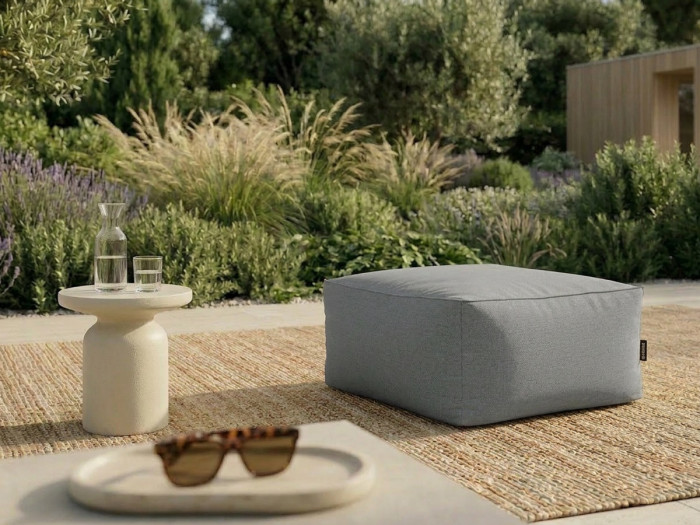 Pouf pour canapé modulable de jardin RIVIERA