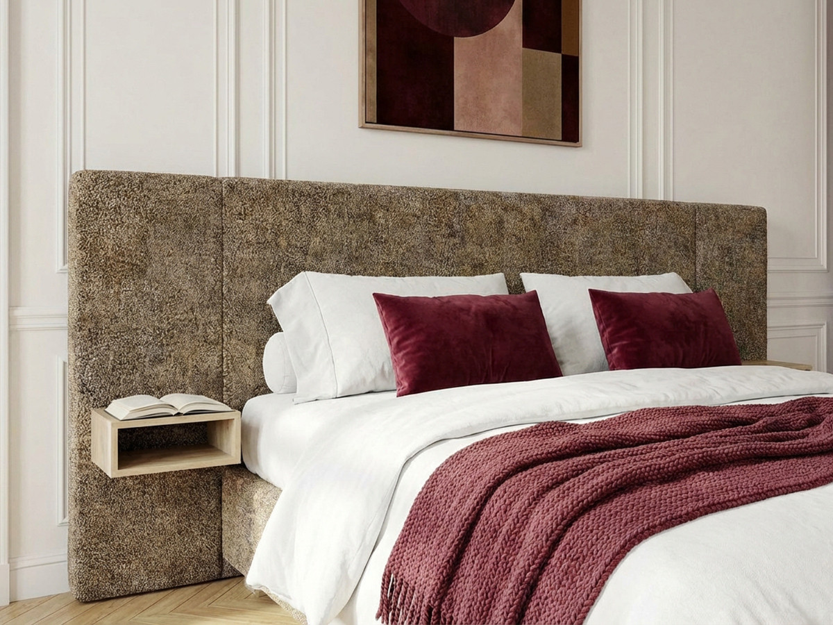ALOE opbergbed met nachtkastjes en ge?ntegreerde led's