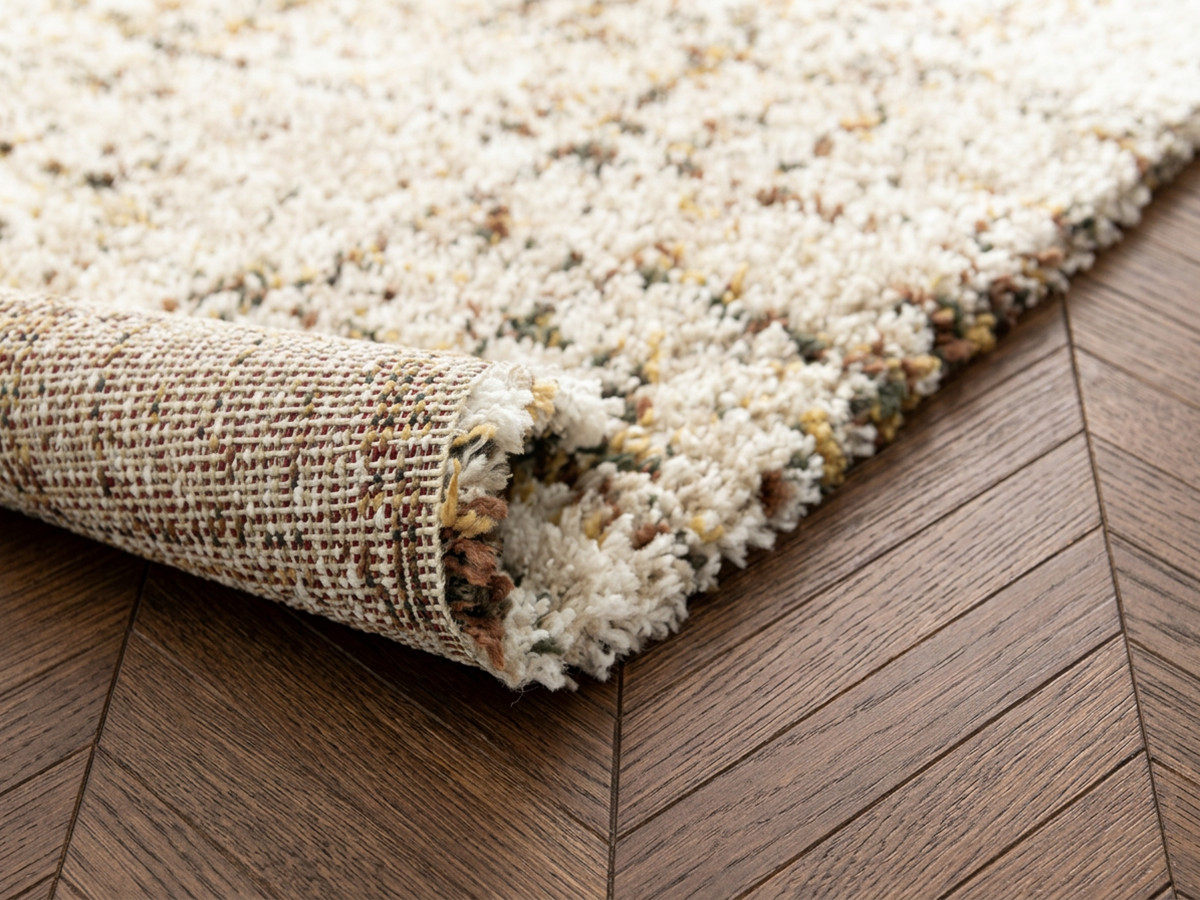 Tapis poils longs LENOR motif abstrait — vue 6