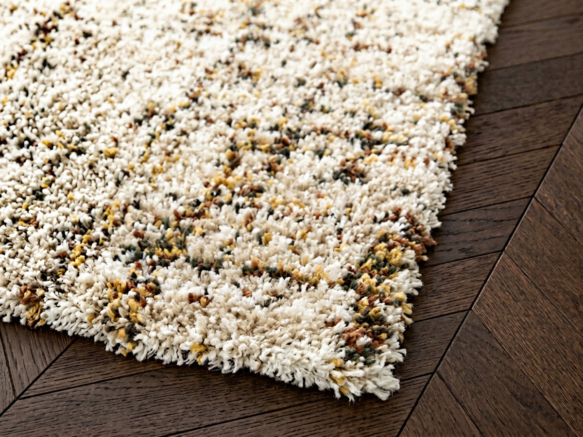 Tapis poils longs LENOR motif abstrait — vue 4