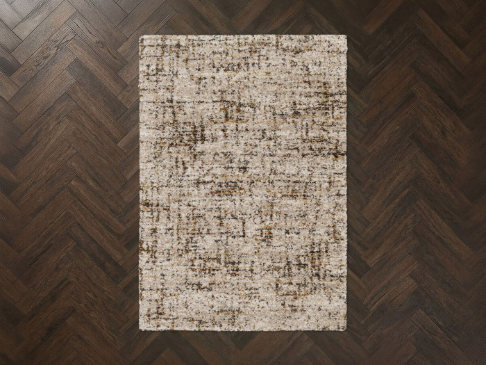 Tapis poils longs LENOR motif abstrait