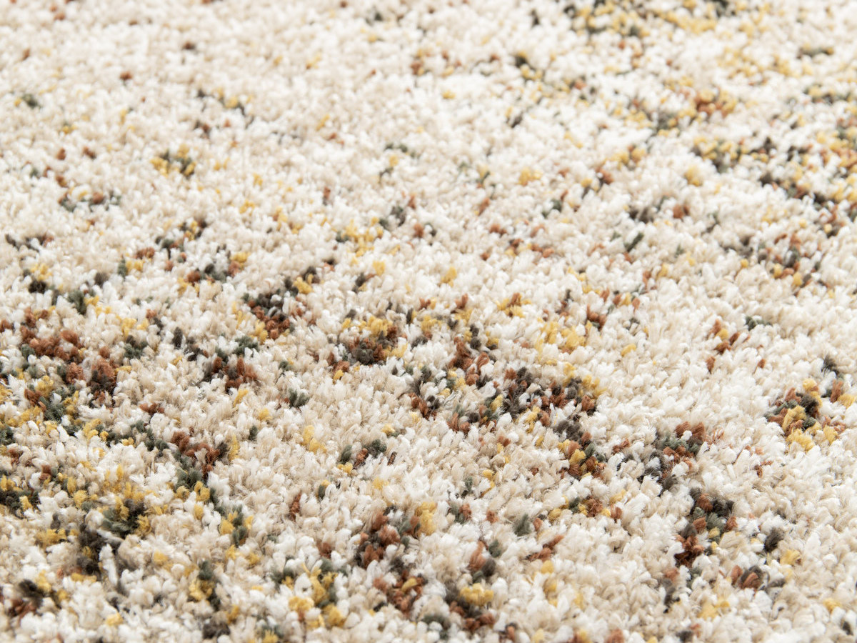 Tapis poils longs LENOR motif abstrait