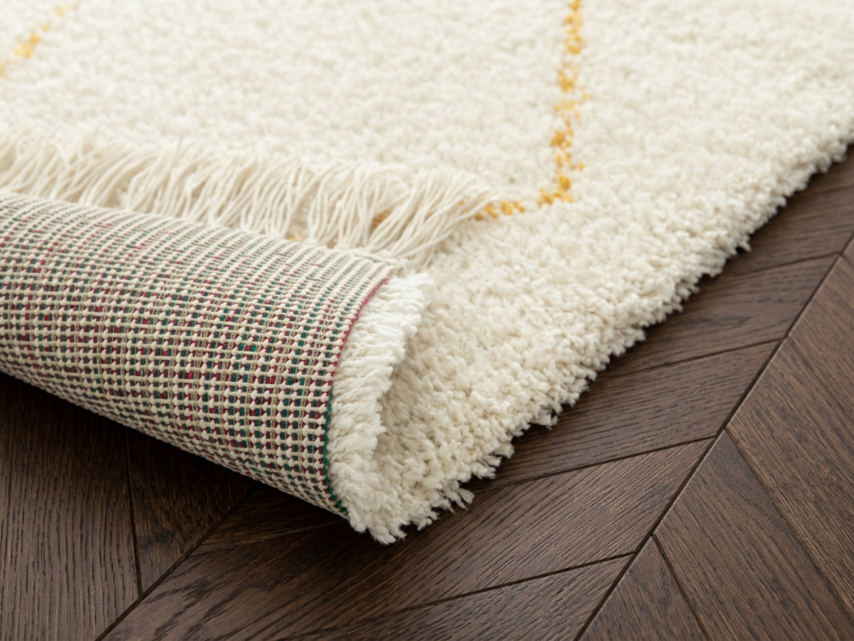 Tapis poils longs KADEM motif graphique — vue 6