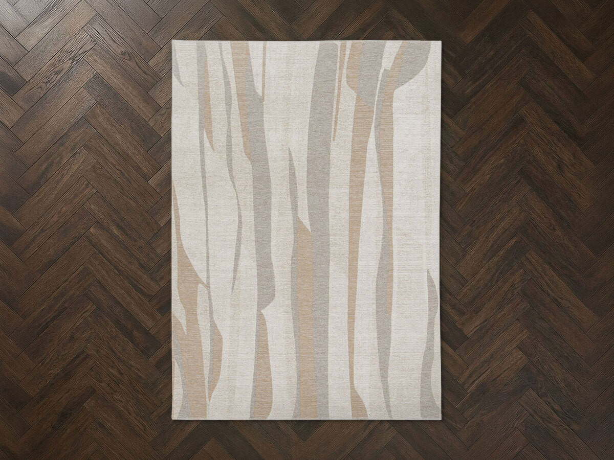 Tapis poils ras FLOW motif graphique — vue 5