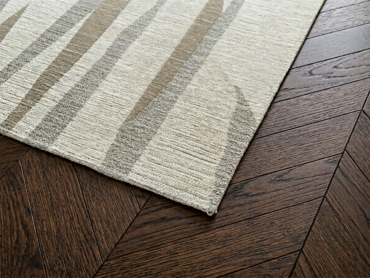 Tapis poils ras FLOW motif graphique — vue 4