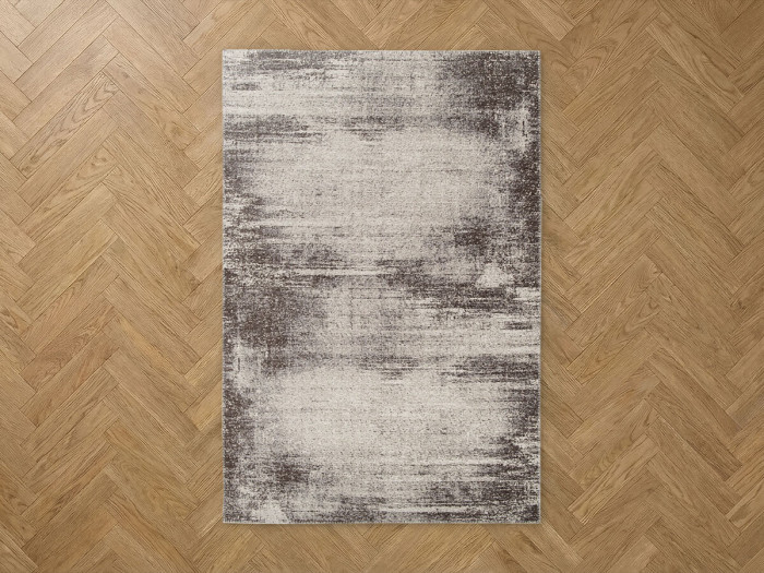 Tapis poils ras MELO motif abstrait