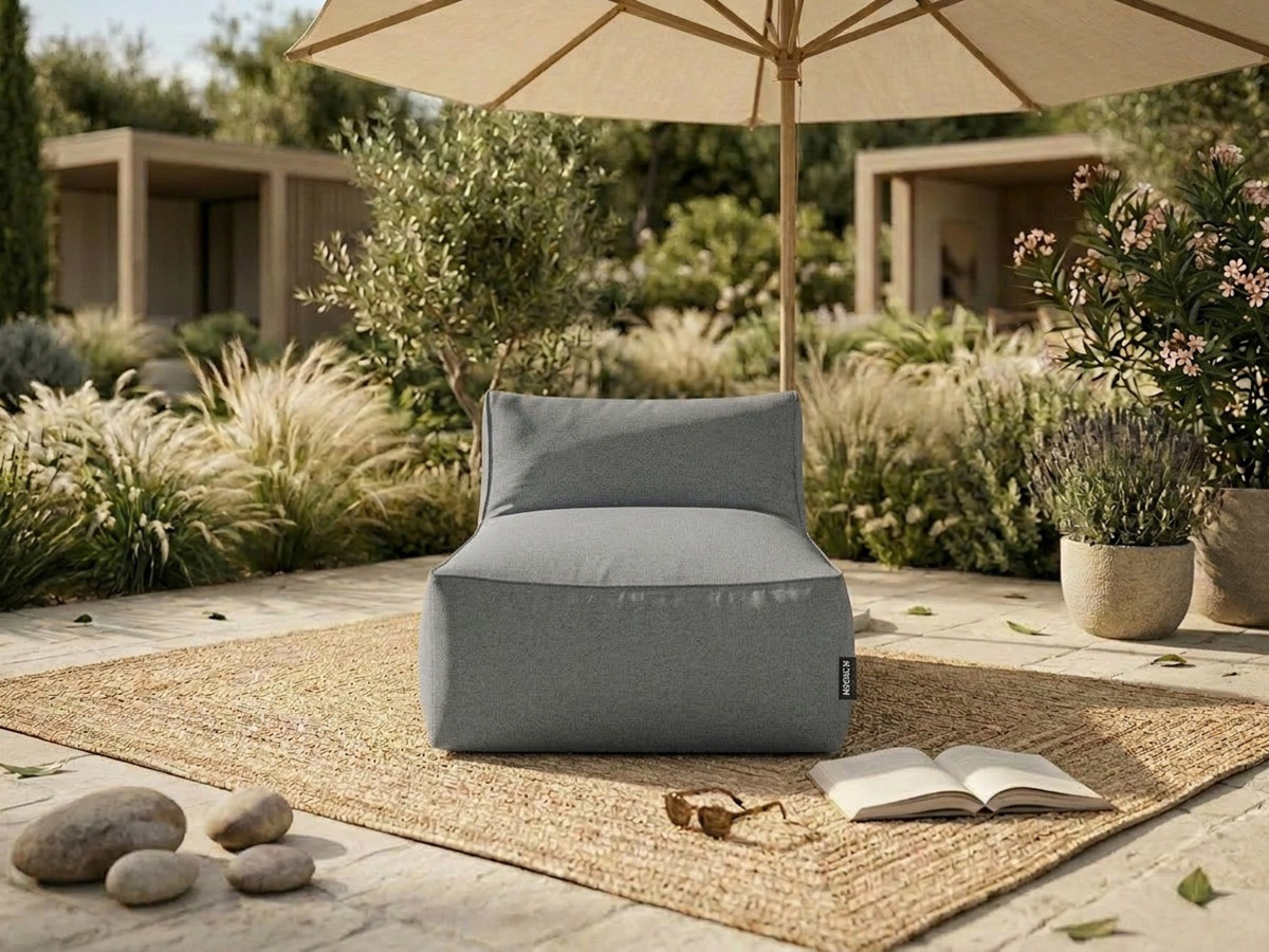 Méridienne sans accoudoir pour canapé de jardin modulable RIVIERA