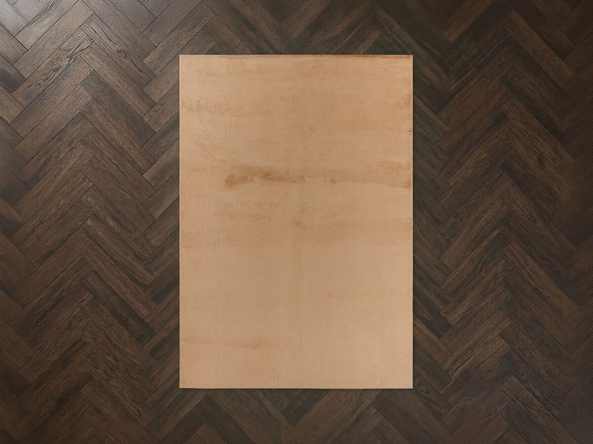 Tapis lavable à poils ras BRANA uni