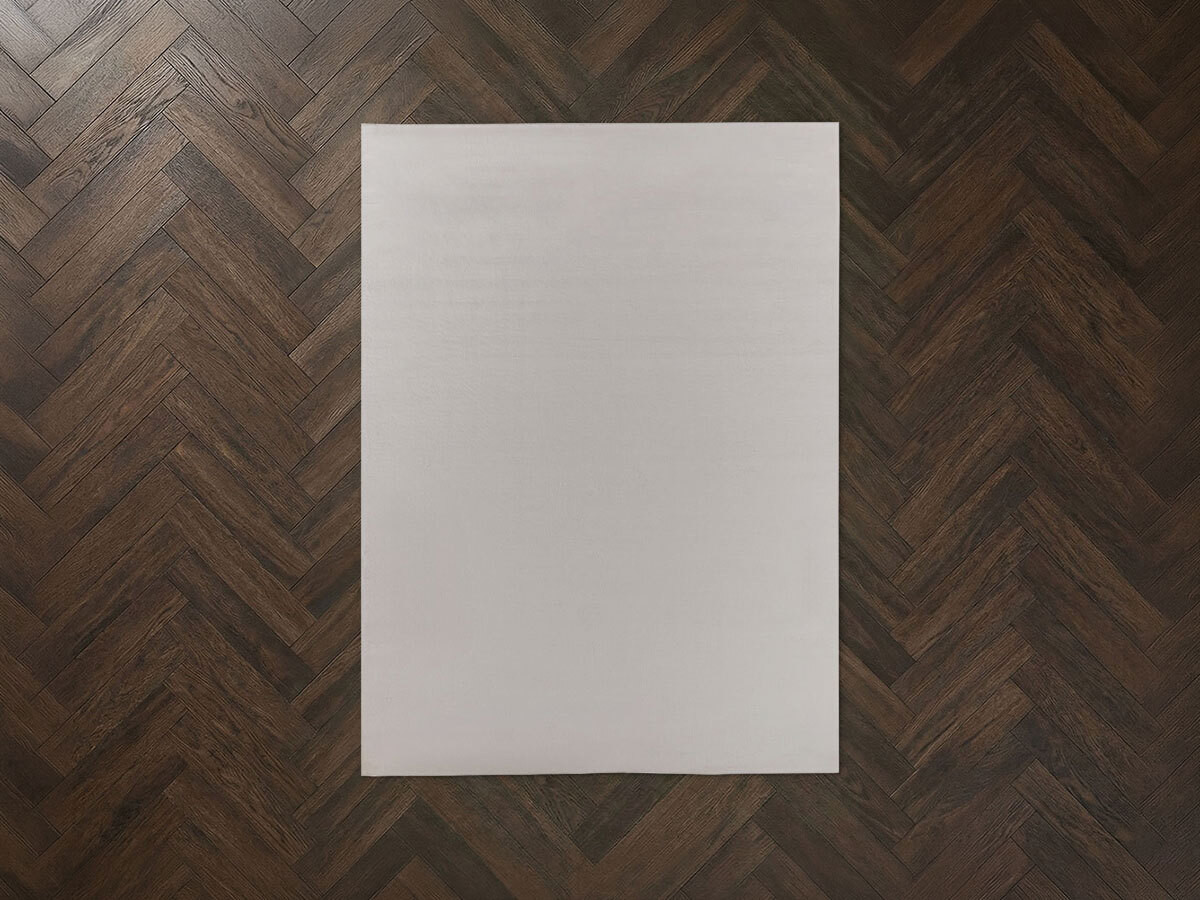 Tapis lavable à poils ras BRANA uni