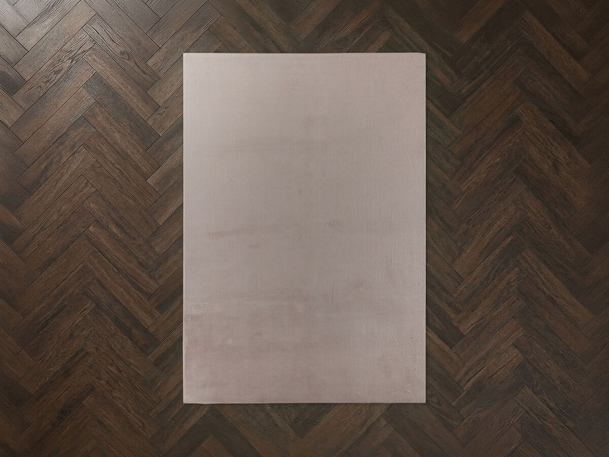 Tapis lavable à poils ras BRANA uni