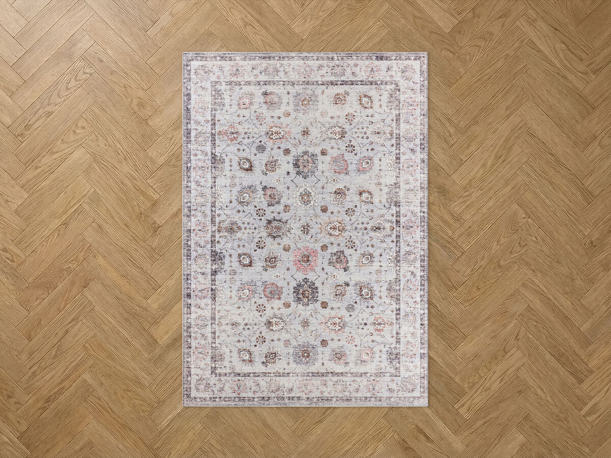 Tapis lavable à poils ras TENA vintage