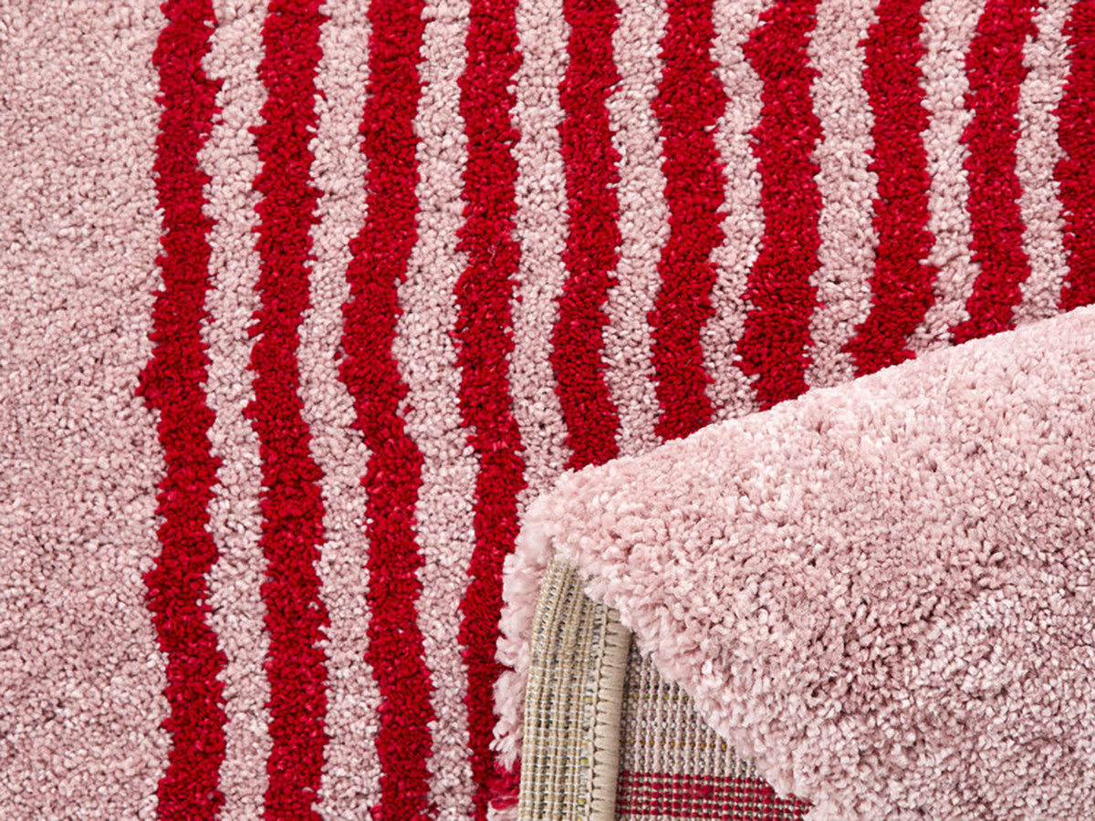 Tapis poils longs MAXIE motif retro