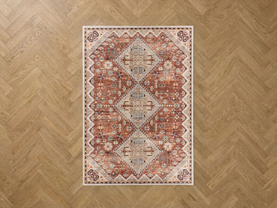 Tapis lavable à poils ras NARSE vintage