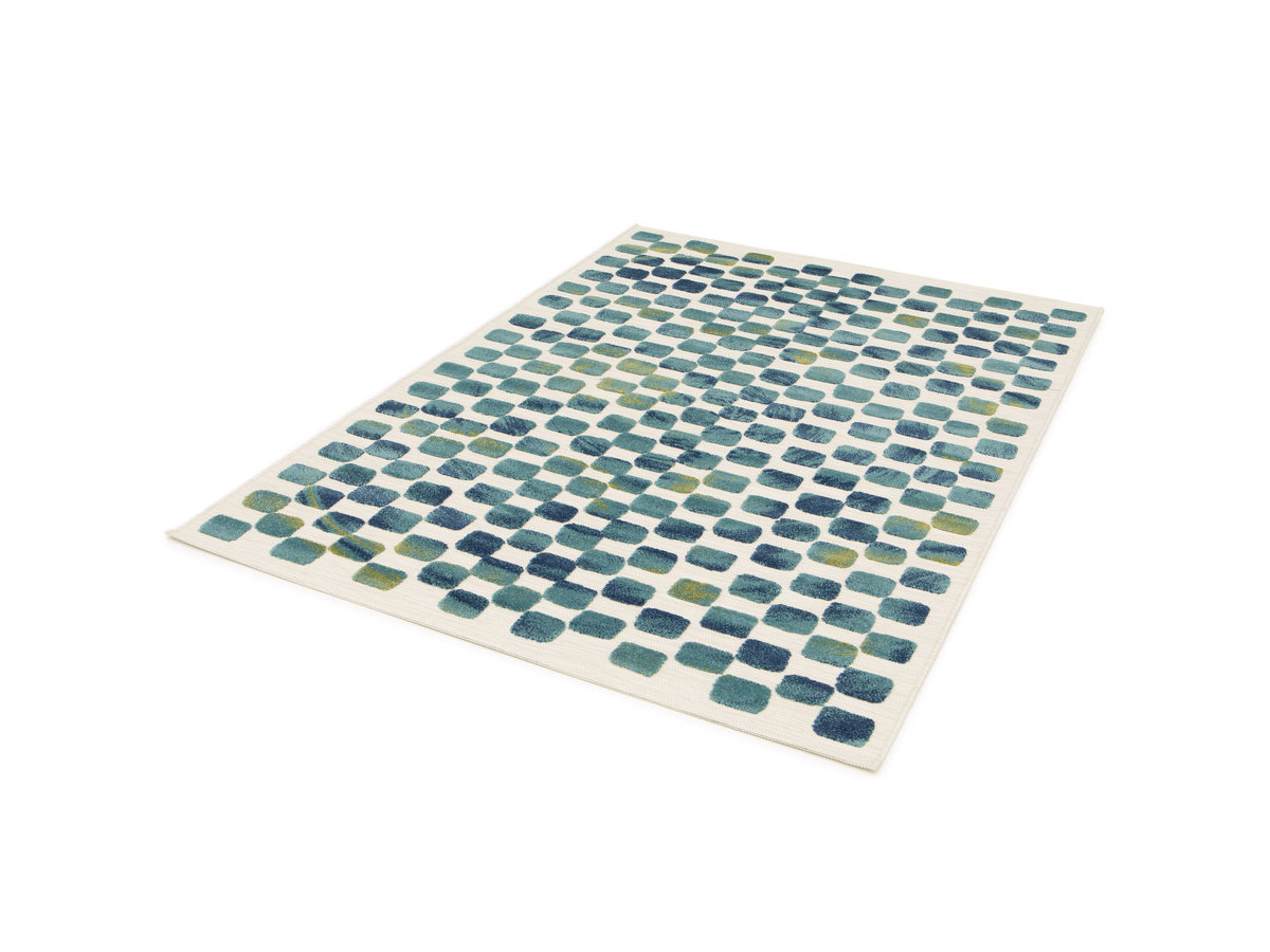 Tapis poils courts MUZA motif graphique