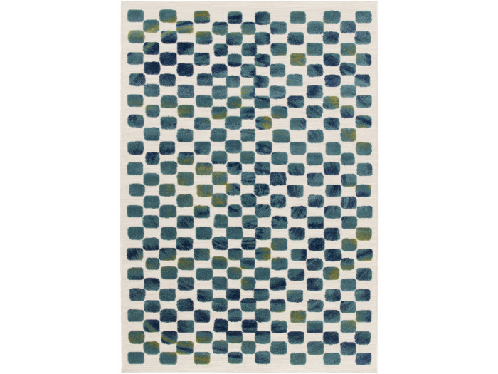 Tapis poils courts MUZA motif graphique