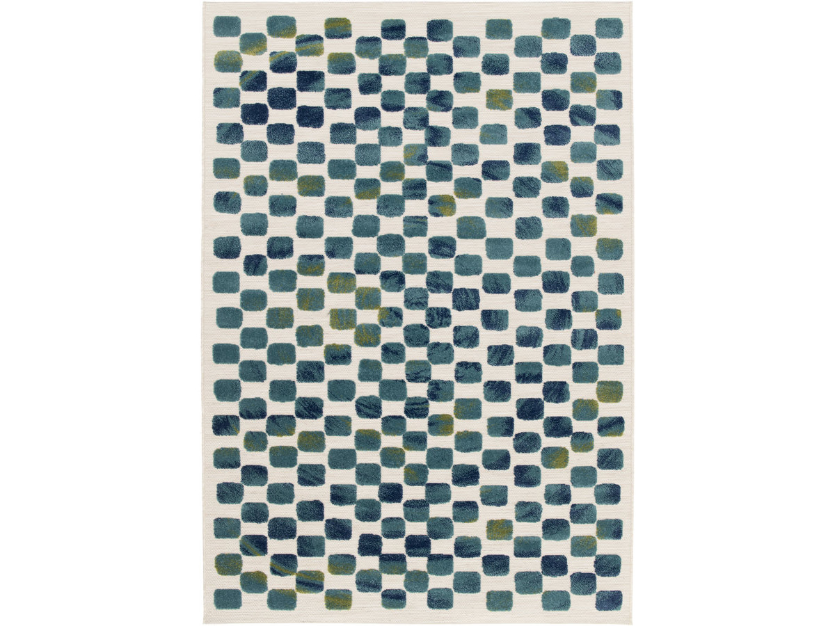 Tapis poils courts MUZA motif graphique