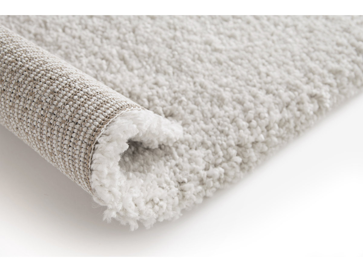 Tapis poils longs SHONNA uni gris clair — vue 5