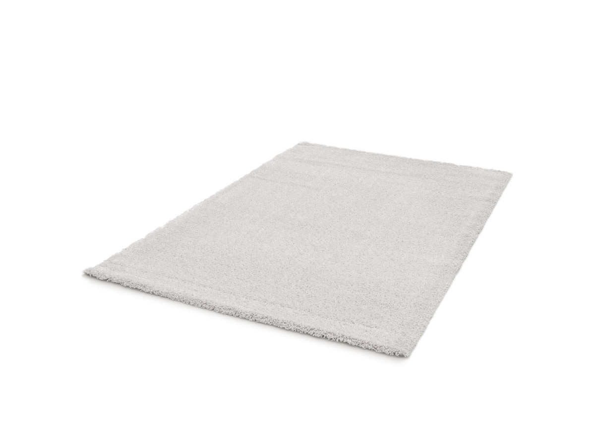 Tapis poils longs SHONNA uni gris clair — vue 3