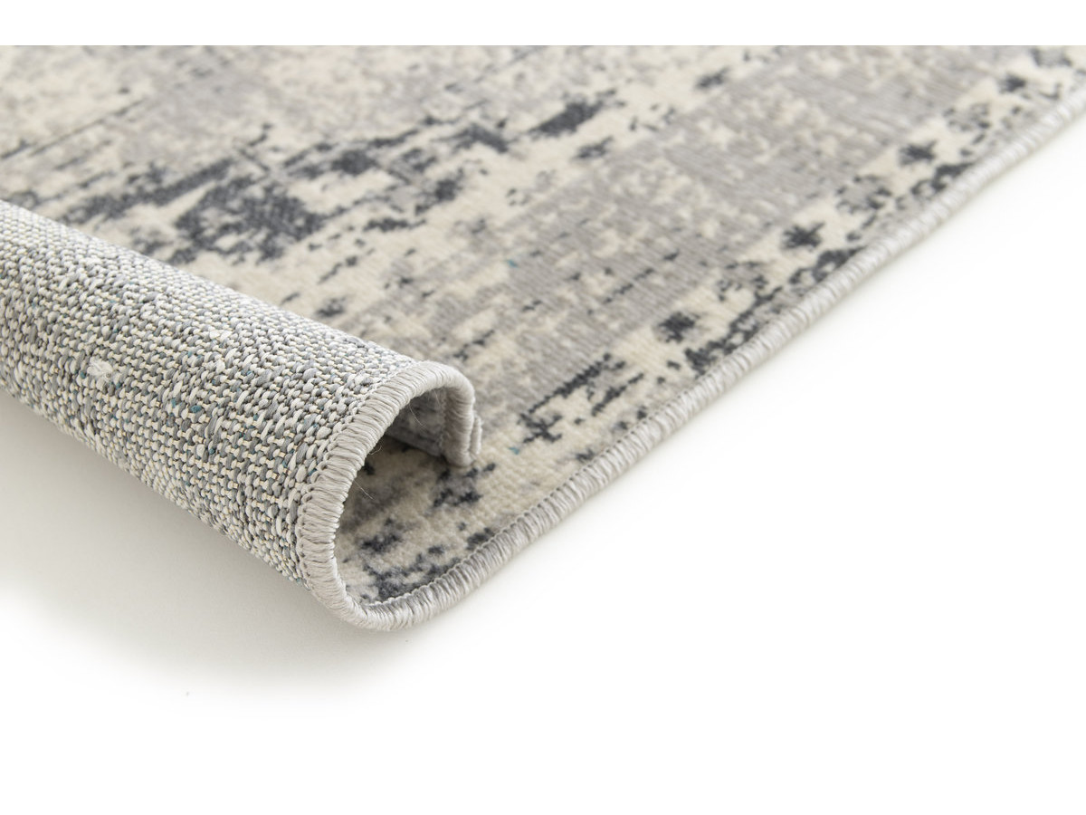 Tapis poils ras MINERVA vintage gris — vue 5